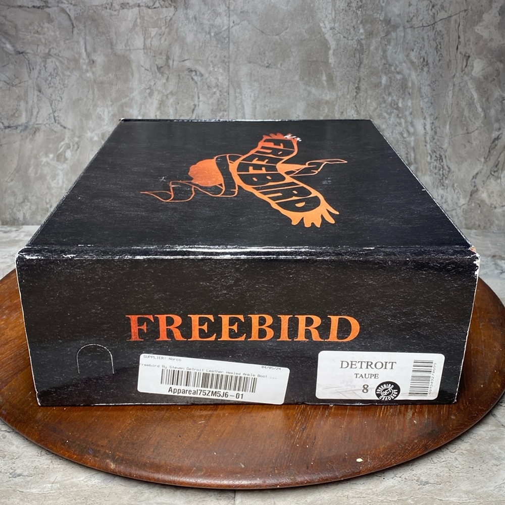 Freebird Taupe Heeled Boots